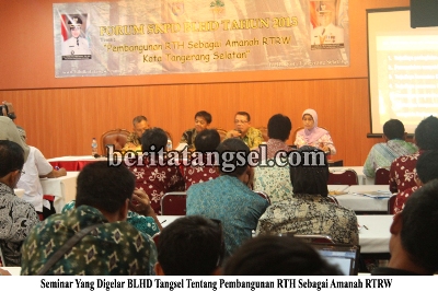 033 - BLHD Kota Tangerang Selatan Adakan Seminar RTH