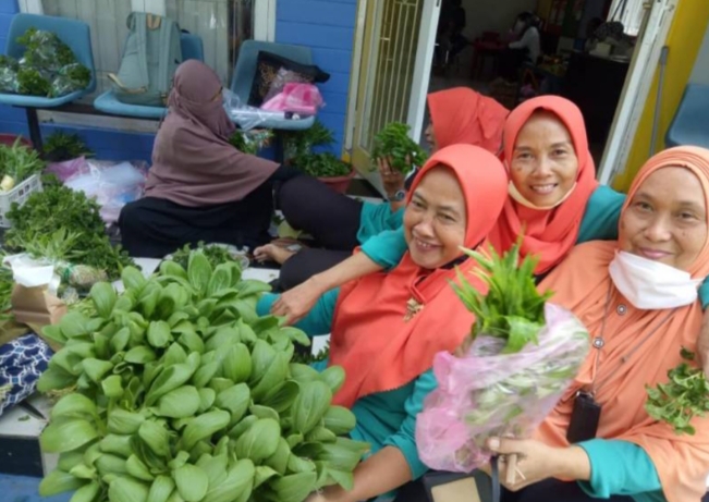 Ibu-Ibu Tangerang Produksi Keripik dari Hasil Menanam Bayam di Halaman Rumah